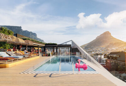 Rooftop swimming pool