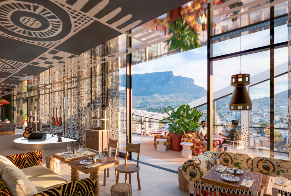 Rooftop restaurant